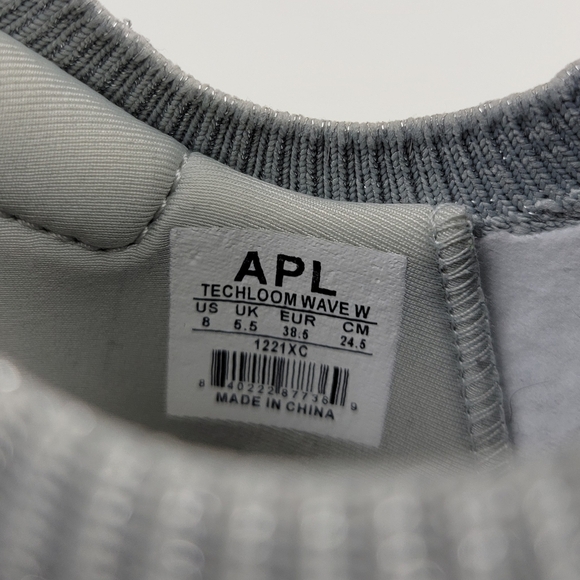 APL Techloom Wave Leopard Blue Silver Running Shoes NEW - 8 - Picture 12 of 12